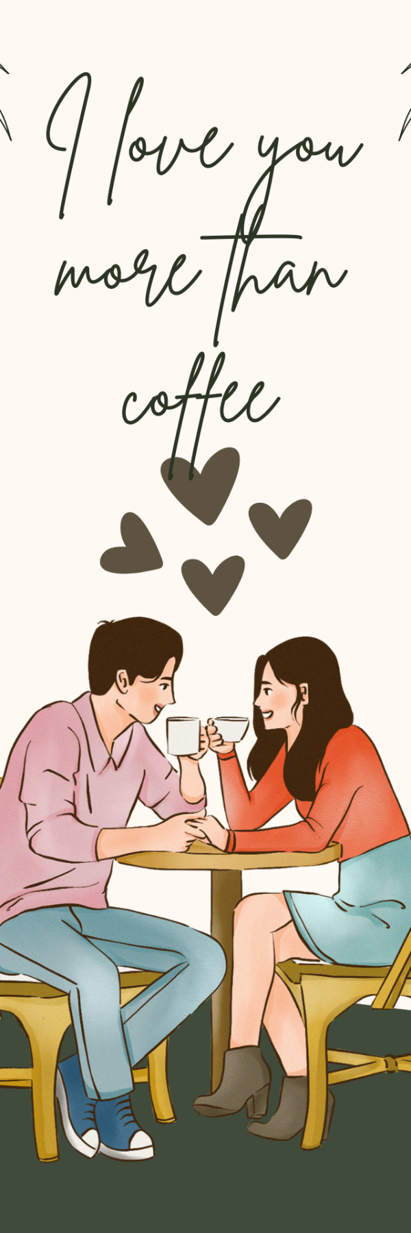 Cute Romantic Bookmarks Set of 3 | Couple, Love Quotes & Aesthetic Reading Gifts