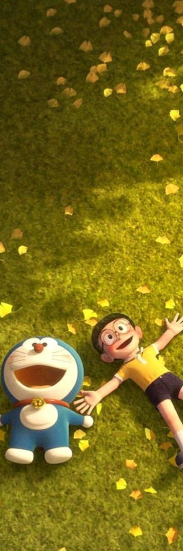 Doraemon & Nobita Bookmark – Golden Field Friendship Art