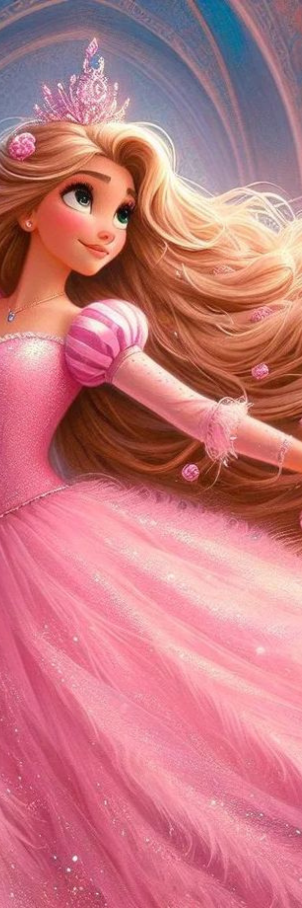 Aurora Pink Ball Gown Bookmark – Sleeping Beauty Disney Princess Bookmark