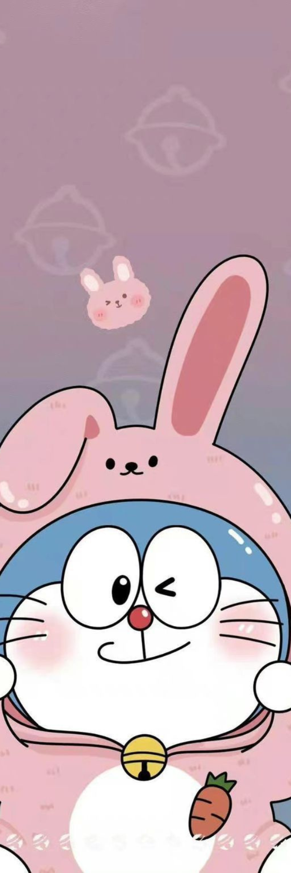 Cute Doraemon Bookmark – Bunny Ears Funny Design