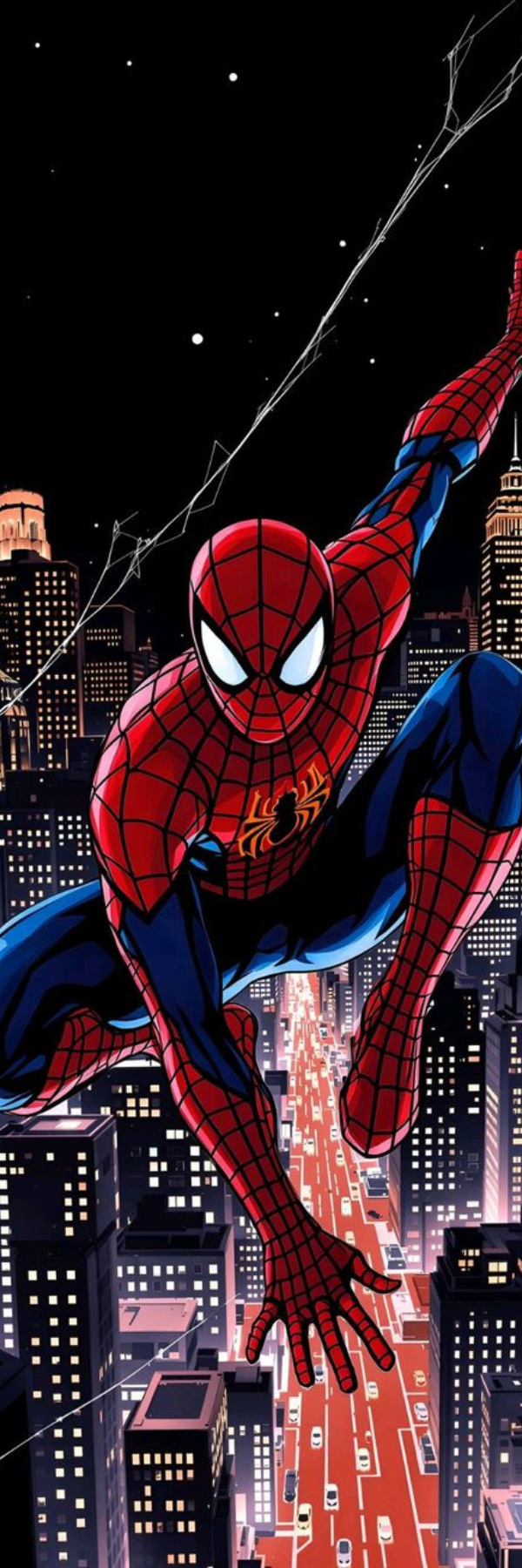 Spiderman City Swing Bookmark – Marvel Superhero Web Slinger Design