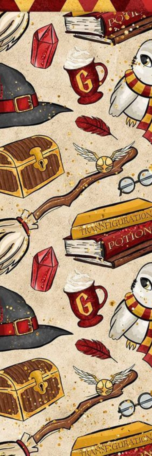 Harry Potter Snacks Bookmark – Butterbeer Chocolate Frog Wizard Treats Design