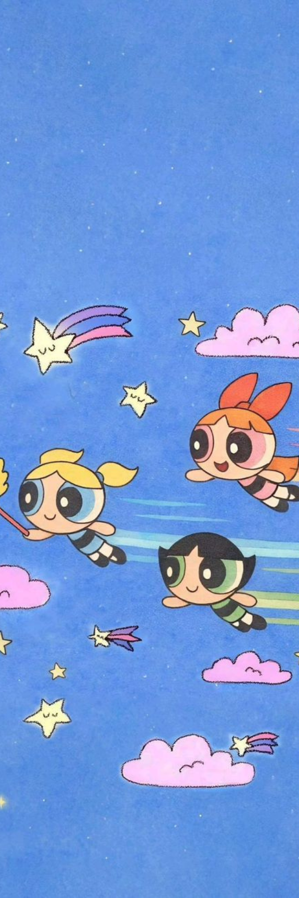 Powerpuff Girls Bookmark – Colorful Cartoon Team Design