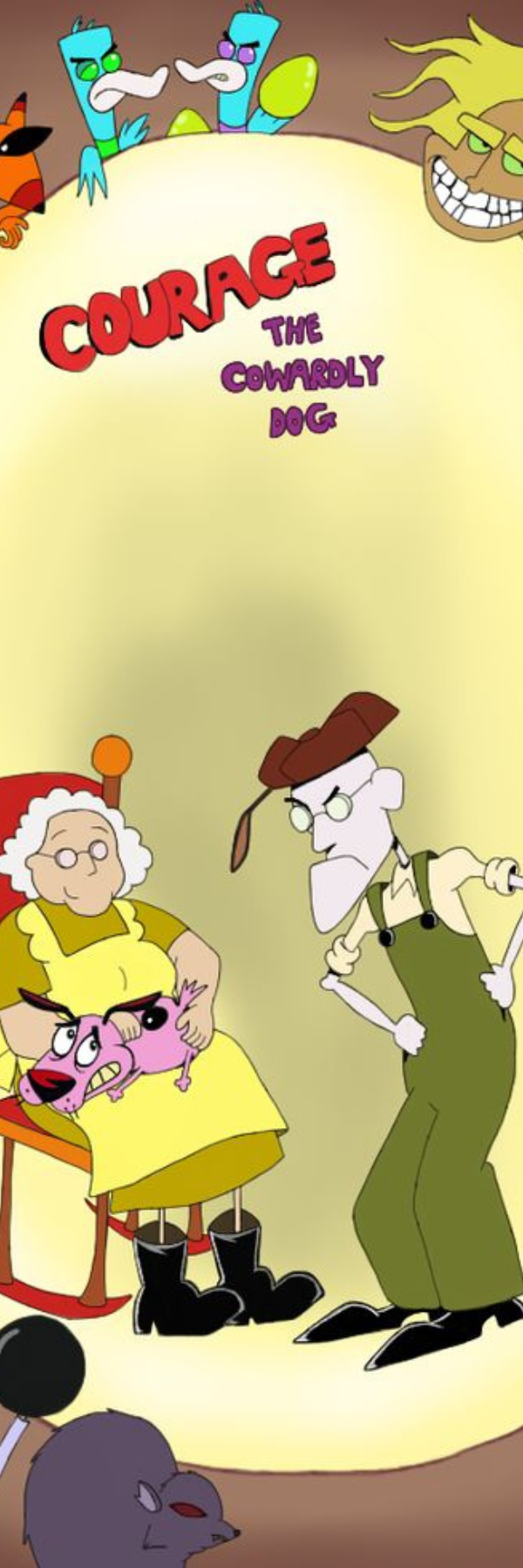 Courage the Cowardly Dog Reading Essentials – Set of 5 Travel-Friendly & Vibrant Bookmarks