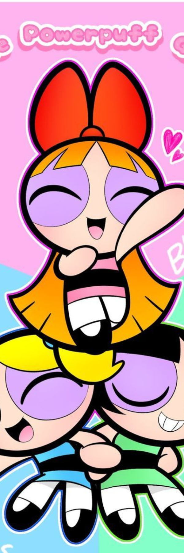 Blossom, Bubbles & Buttercup Bookmark – Fun Cartoon Style
