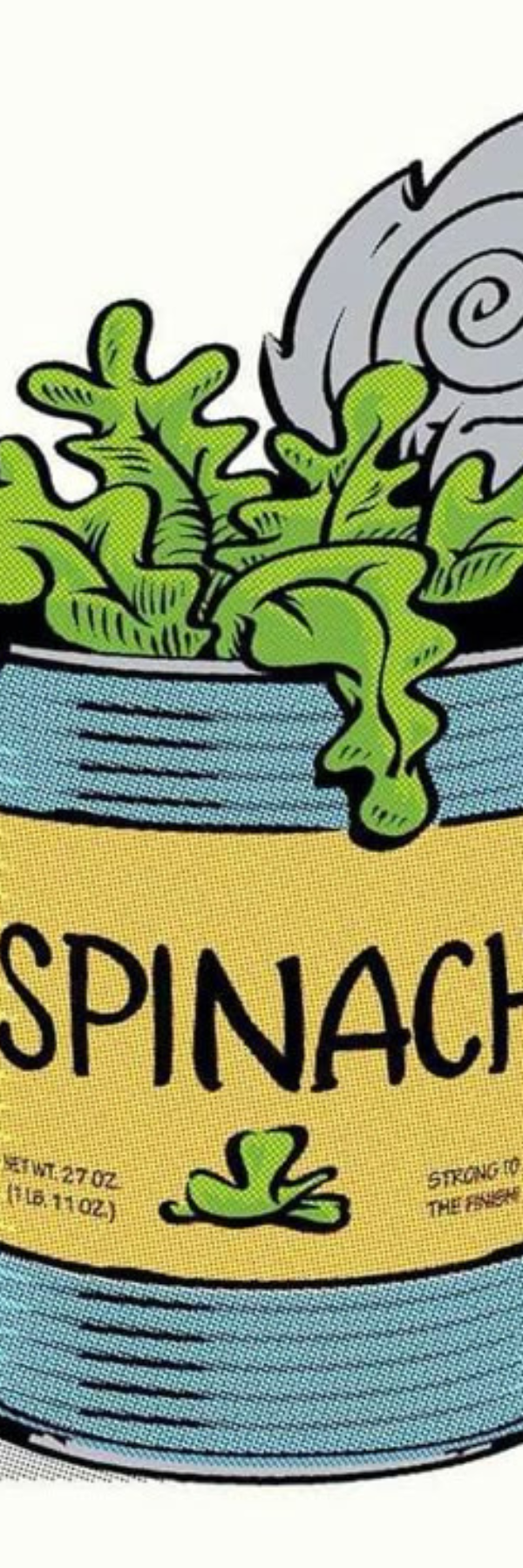 Popeye Spinach Can Bookmark – Fun Cartoon Inspired Design