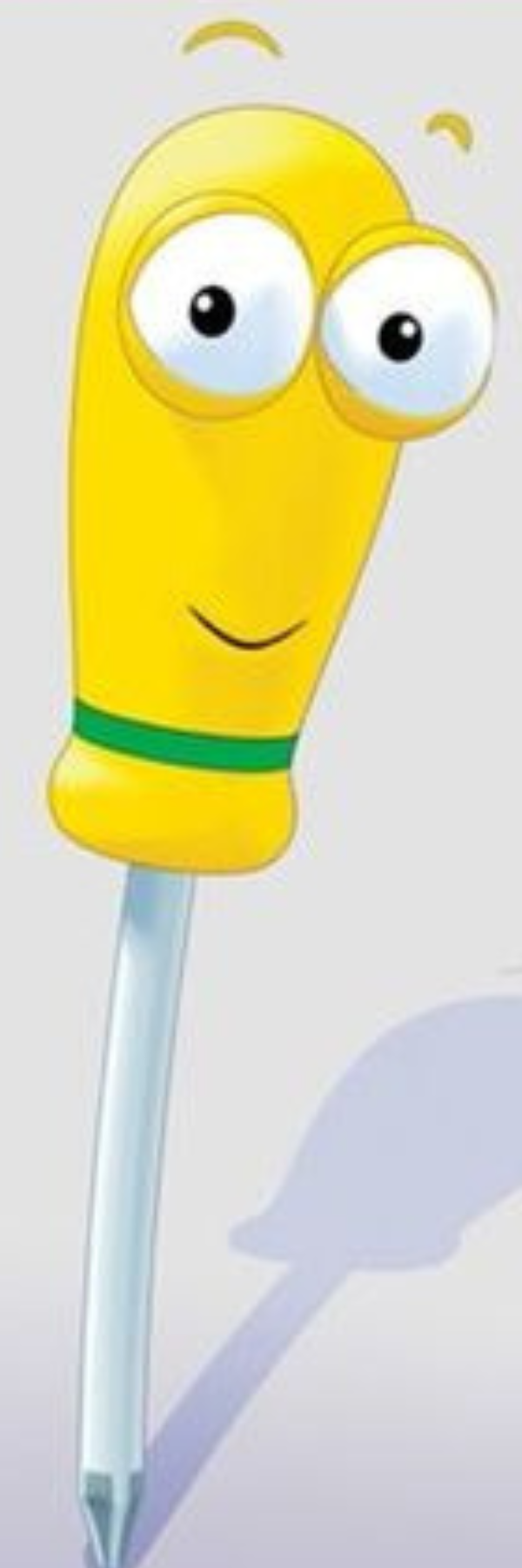 Turner the Screwdriver Bookmark – Handy Manny Cartoon Tool