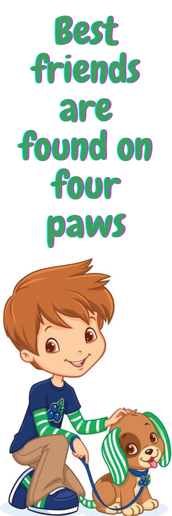 Best Friends with Pets Bookmark – Cute Puppy Love Design
