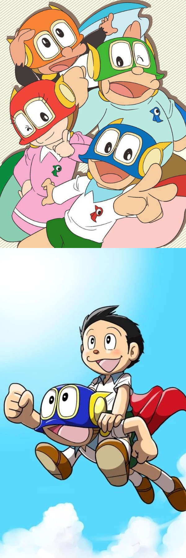 Perman Team Bookmark – Vintage Japanese Cartoon Heroes