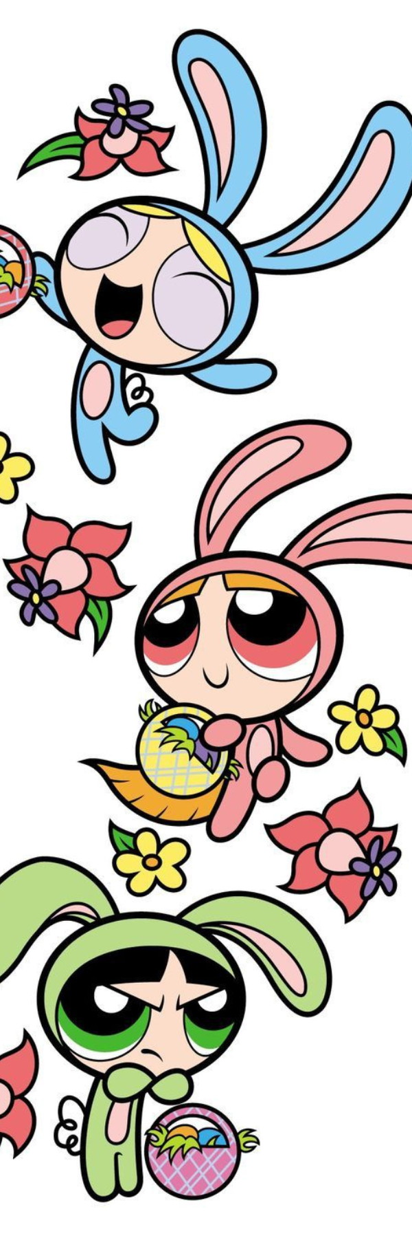 Powerpuff Girls Cute Character Bookmark – Blossom, Bubbles, Buttercup