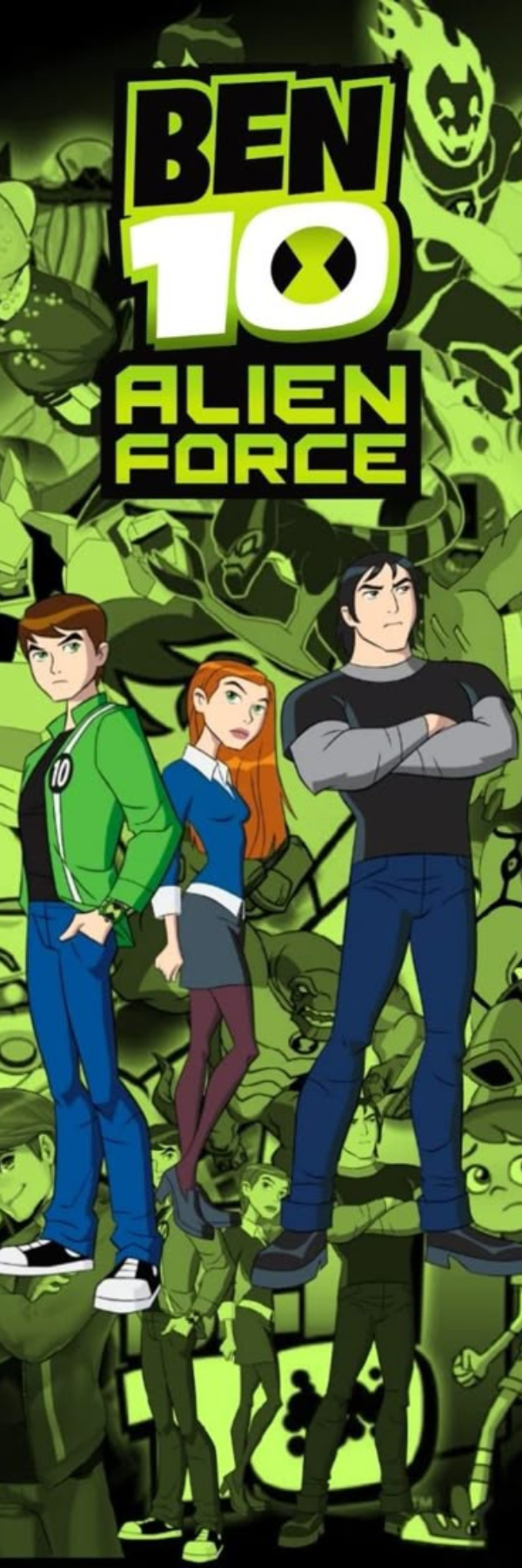 Ben 10 Team Bookmark – Alien Force Cartoon Network Design