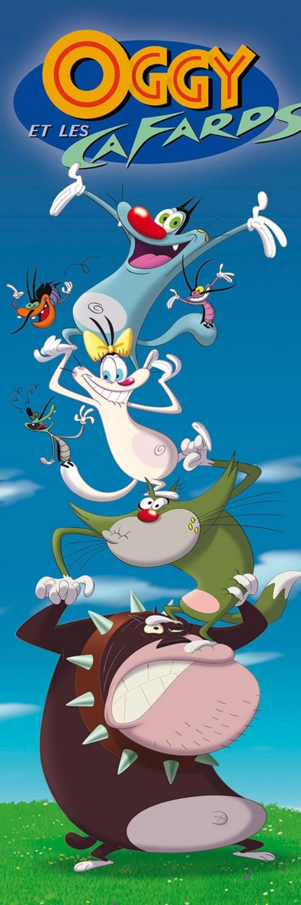 Oggy & Cockroaches Cartoon Bookmark Set – 6 Stylish & Travel-Friendly Book Accessories