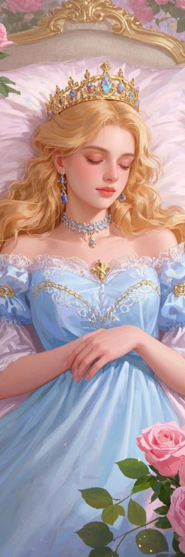 Sleeping Beauty Aurora Crowned in Roses Bookmark – Disney Princess Collector’s Bookmark