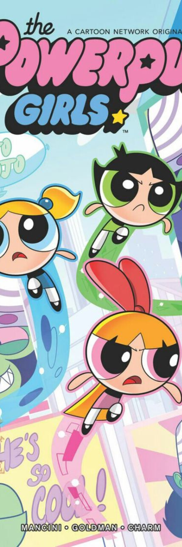 Powerpuff Girls Cartoon Bookmark – Classic Retro Design