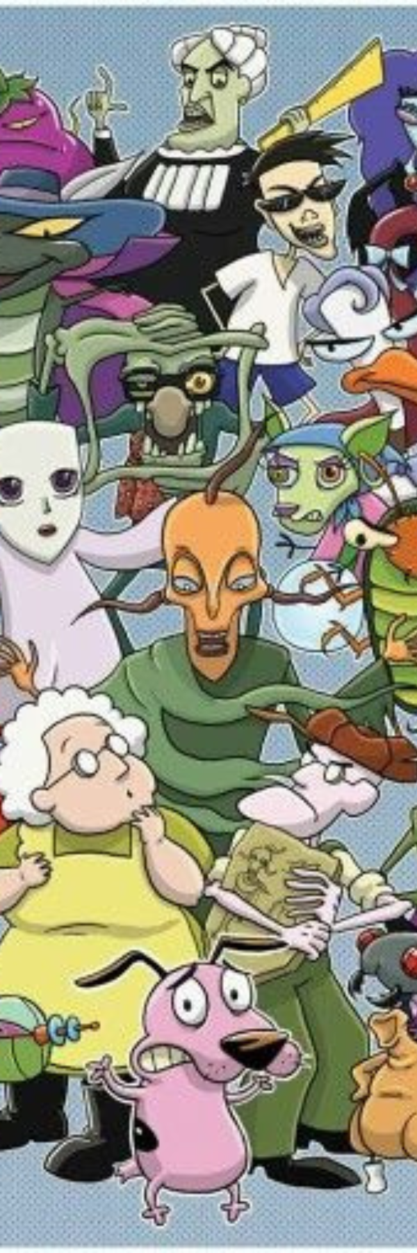 Courage the Cowardly Dog Reading Essentials – Set of 5 Travel-Friendly & Vibrant Bookmarks