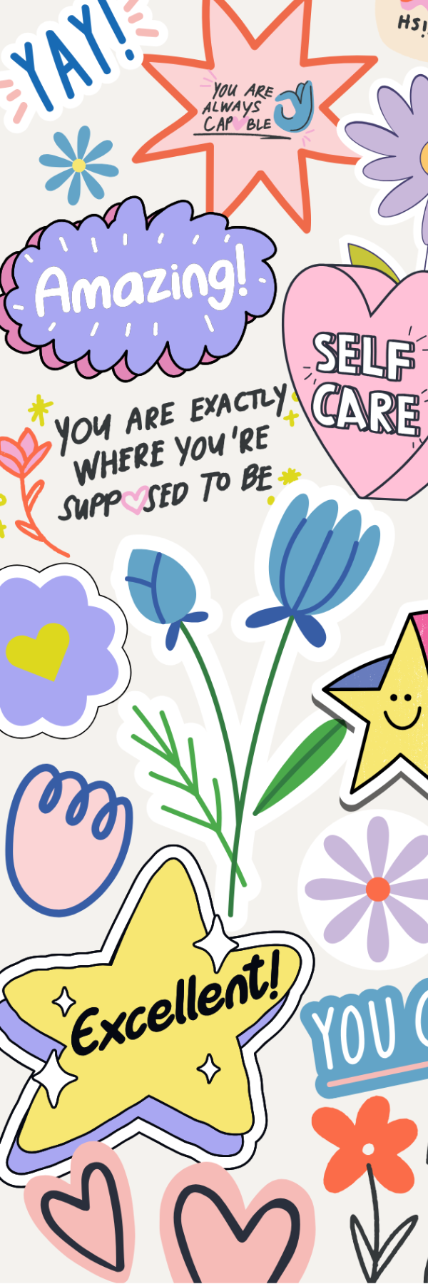 Inspirational Bookmark Set of 3 | Uplifting Quotes & Encouraging Bookmarks for Readers