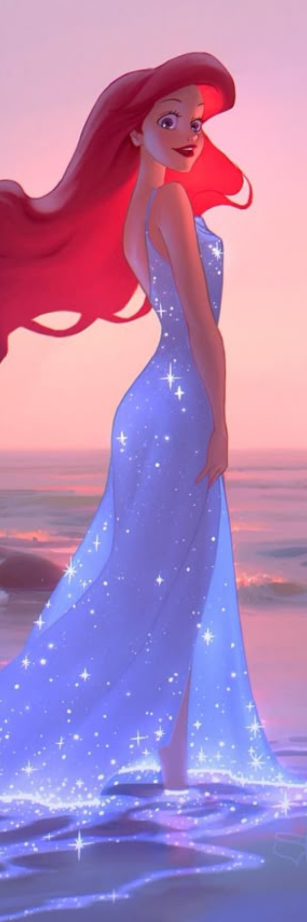 Ariel Ocean Sunset Bookmark – The Little Mermaid Bookmark