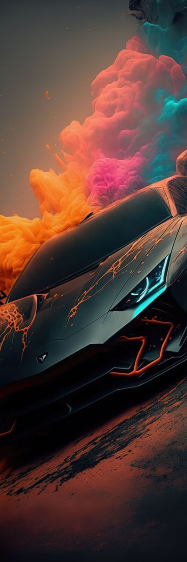 Exotic Supercar Bookmark – Speed Racer Automotive Illustration