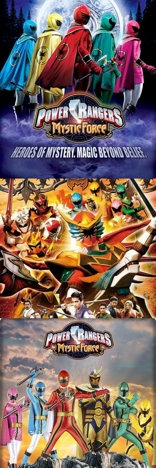 Power Rangers Mystic Force Bookmark Set – 6 Stylish & Travel-Friendly Bookmarks