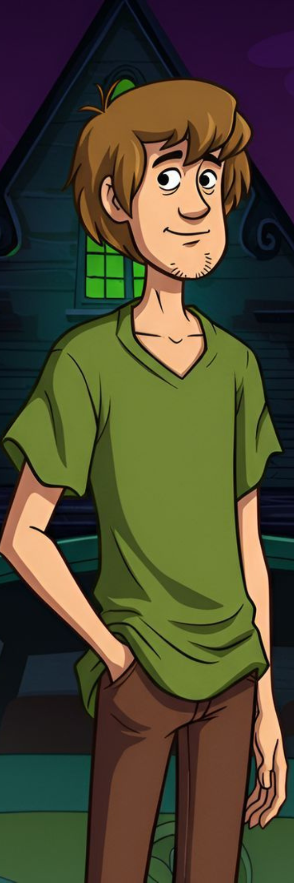 Shaggy Rogers Bookmark – Funny & Laid-Back Scooby-Doo Character Design