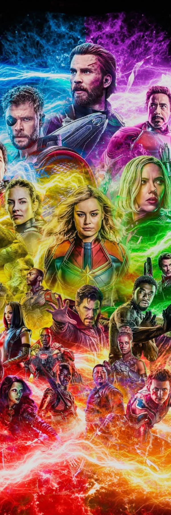 Avengers Infinity War Bookmark – Marvel Superheroes Battle Design
