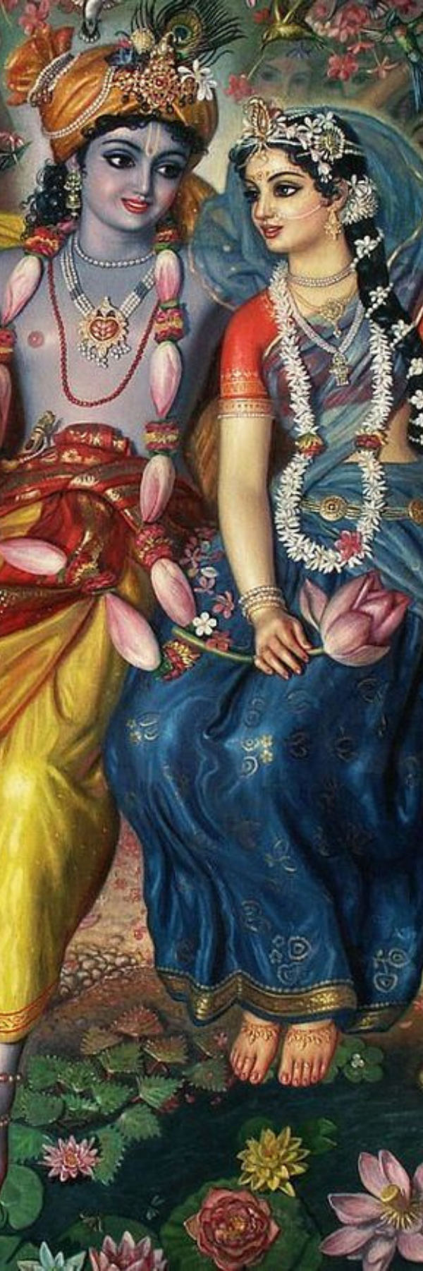Radha Krishna & Gopis – Classic Vrindavan Bookmark