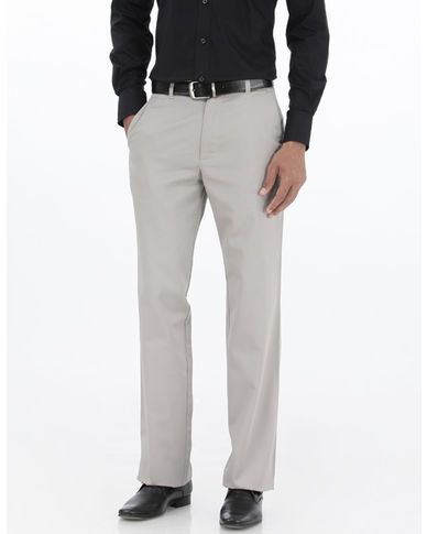 Tommy Hilfiger Men’s Classic Fit Light Grey Formal Trousers